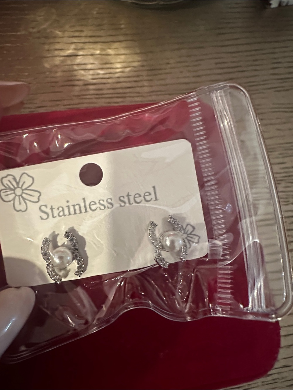 Stud earrings